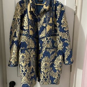 Sharif Couture Brocade Coat - 3x